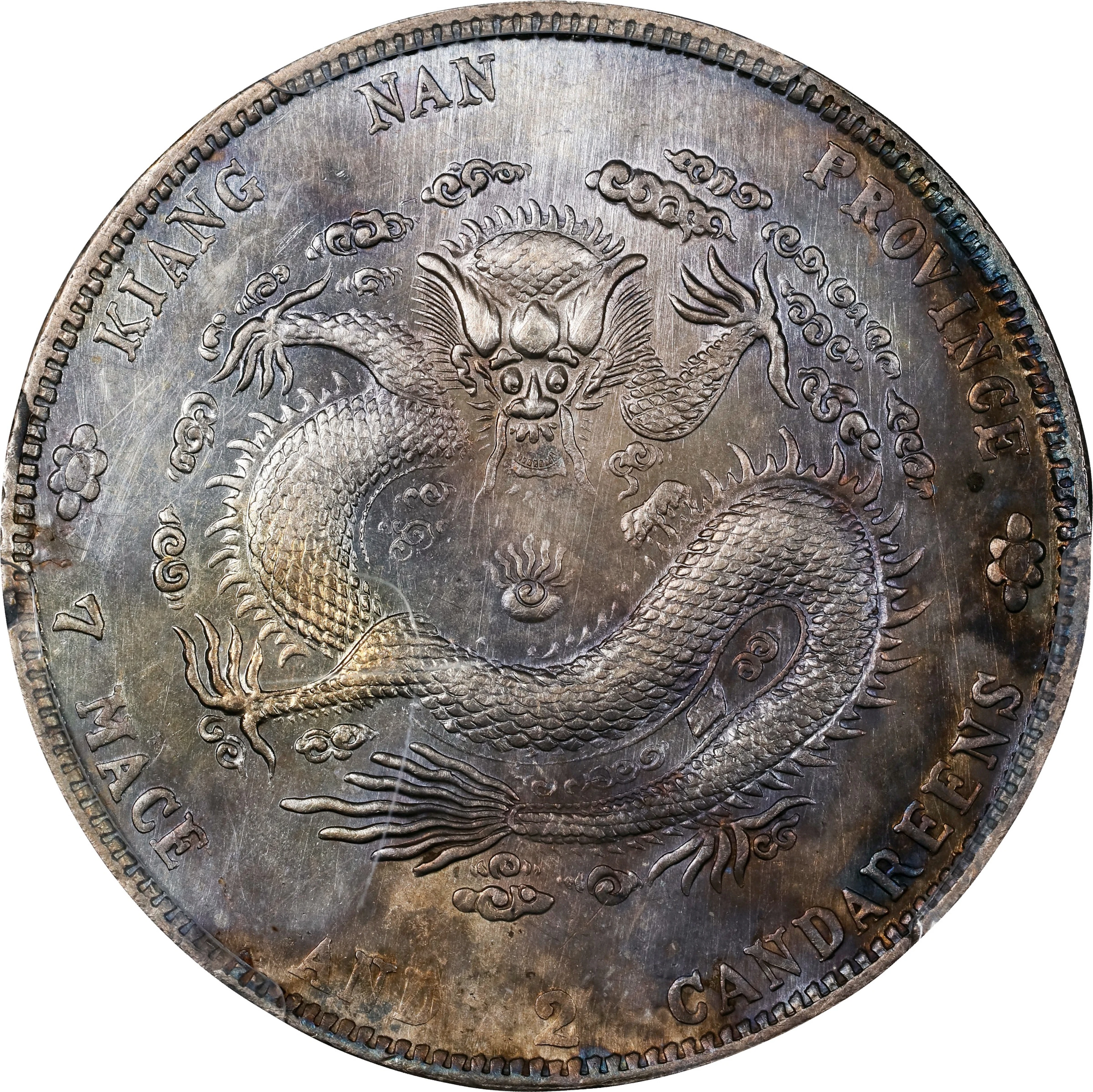 (t) CHINA. Kiangnan. 7 Mace 2 Candareens (Dollar), CD (1901)-HAH.