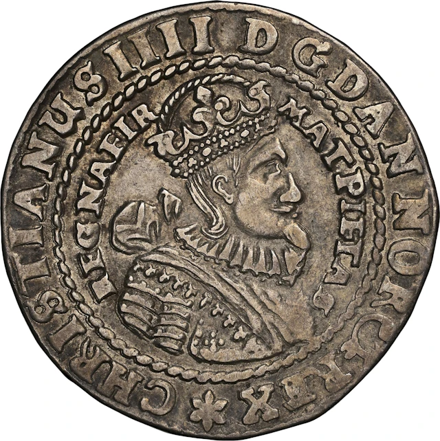 NORWAY. 1/2 Speciedaler, 1646. Christiania Mint. Christian IV. NGC AU-50.