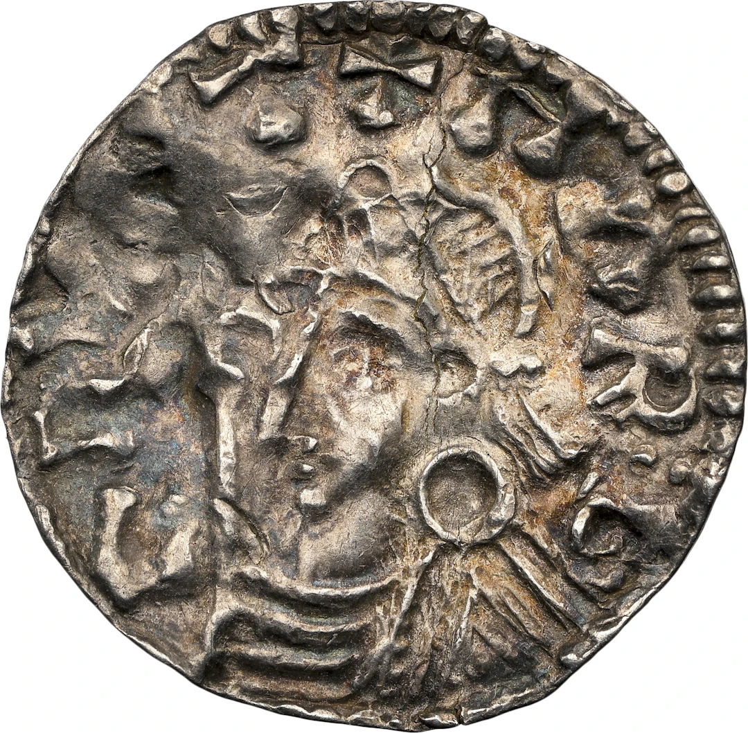 DENMARK. Penny, ND (1035-42). Lund Mint. NGC Unc Details--Peck Marked.