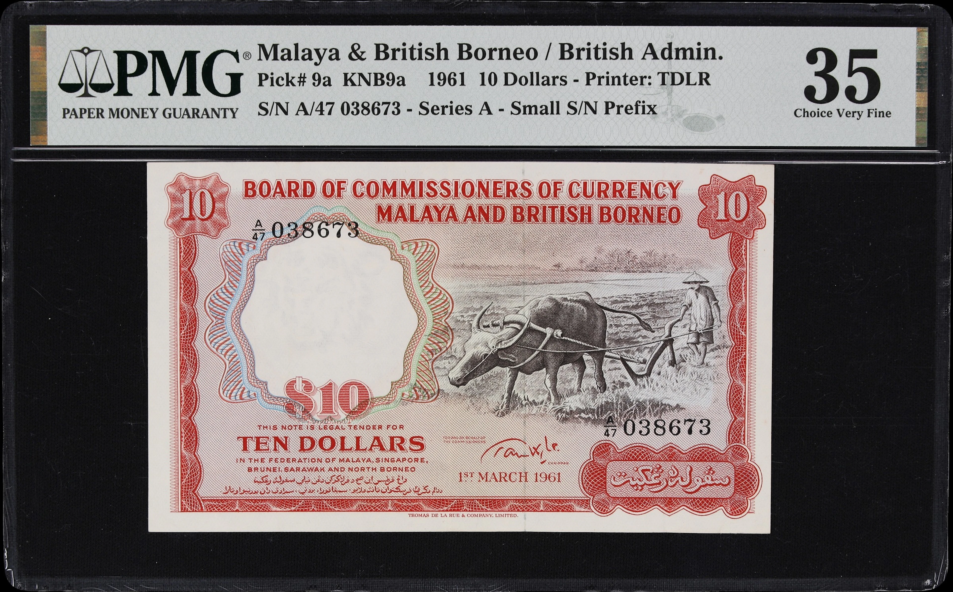 MALAYA AND BRITISH BORNEO. Board of Commissioners of Currency. 10