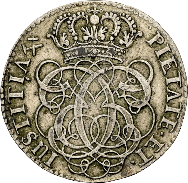 NORWAY. 2 Mark, 1696. Kongsberg Mint. Christian V. NGC AU-50.