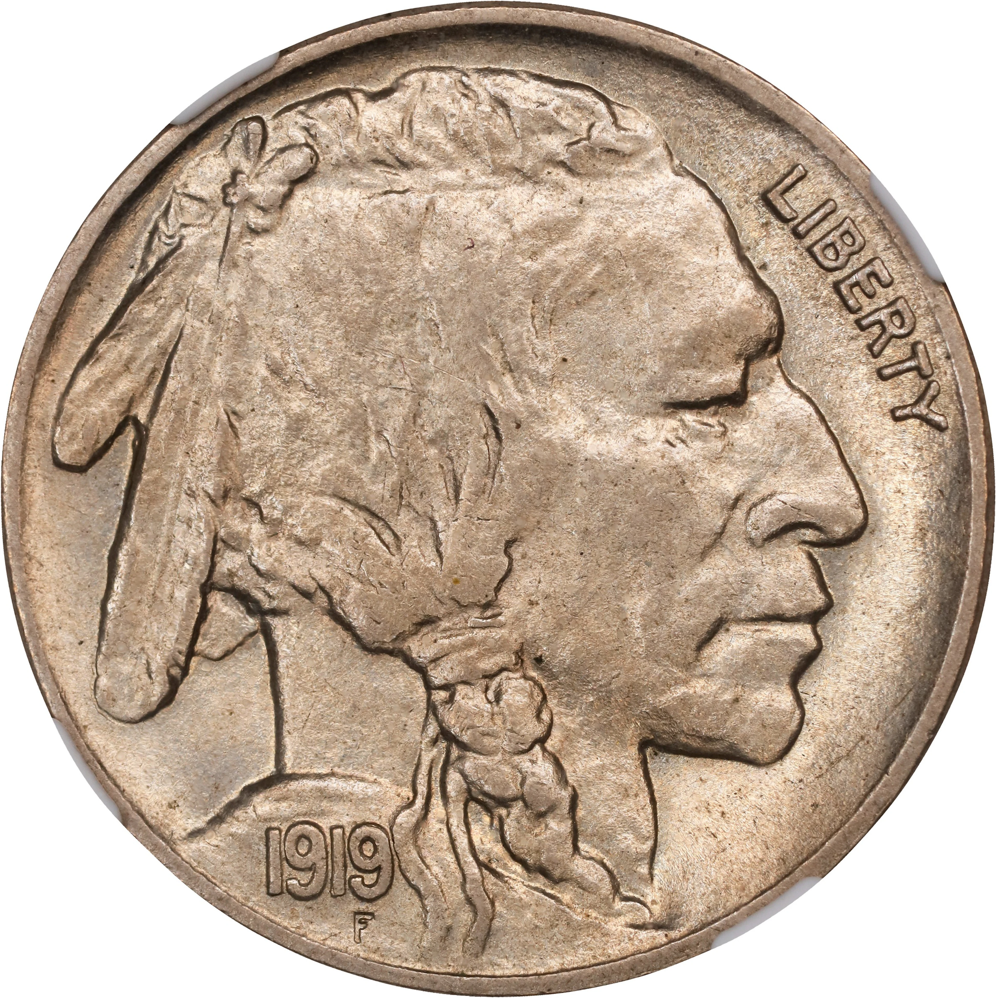 1919 Buffalo Nickel. MS-64 (NGC).