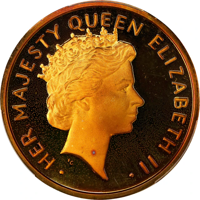 1976 Queen Elizabeth II U.S. Bicentennial Visit Commemorative Medal.