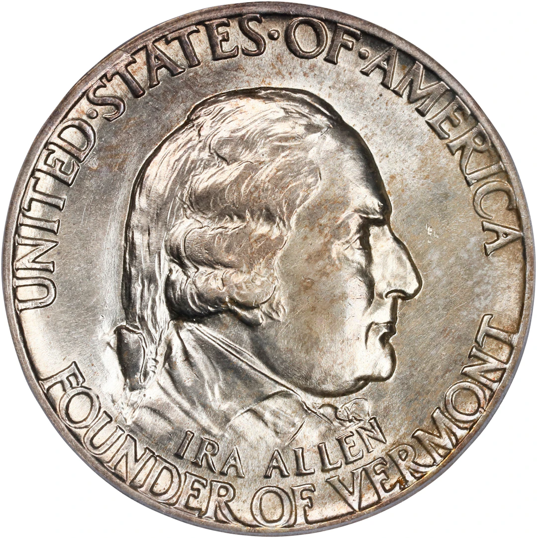 1927 Vermont Sesquicentennial. MS-63 (ICG).