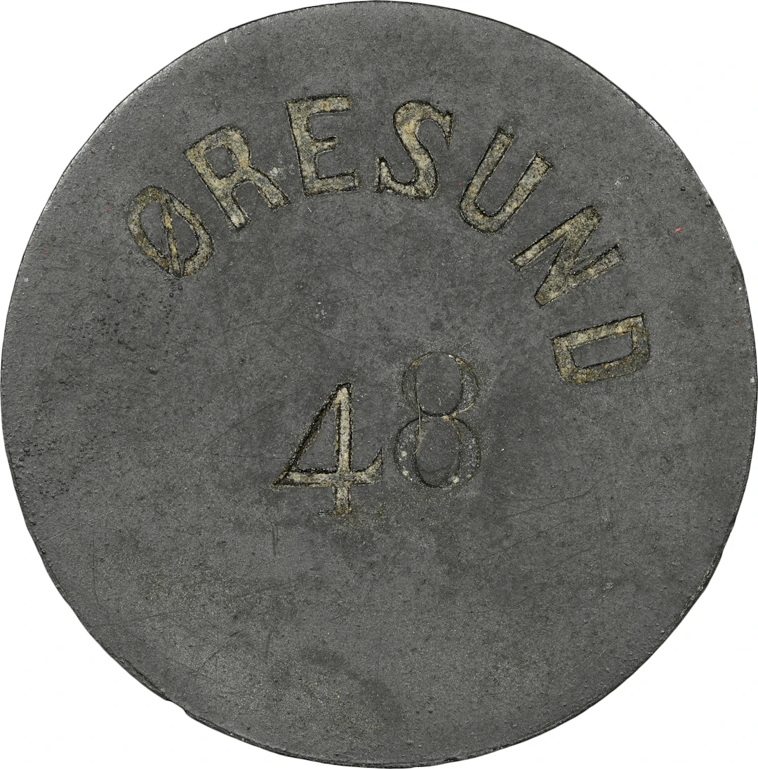 DENMARK. Greenland. 48 Skilling, ND (1859-1865). Øresund. AU-55.