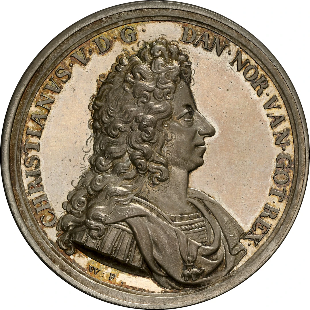 DENMARK. Consecration of Christianshavn Church Restrike Silver Medal