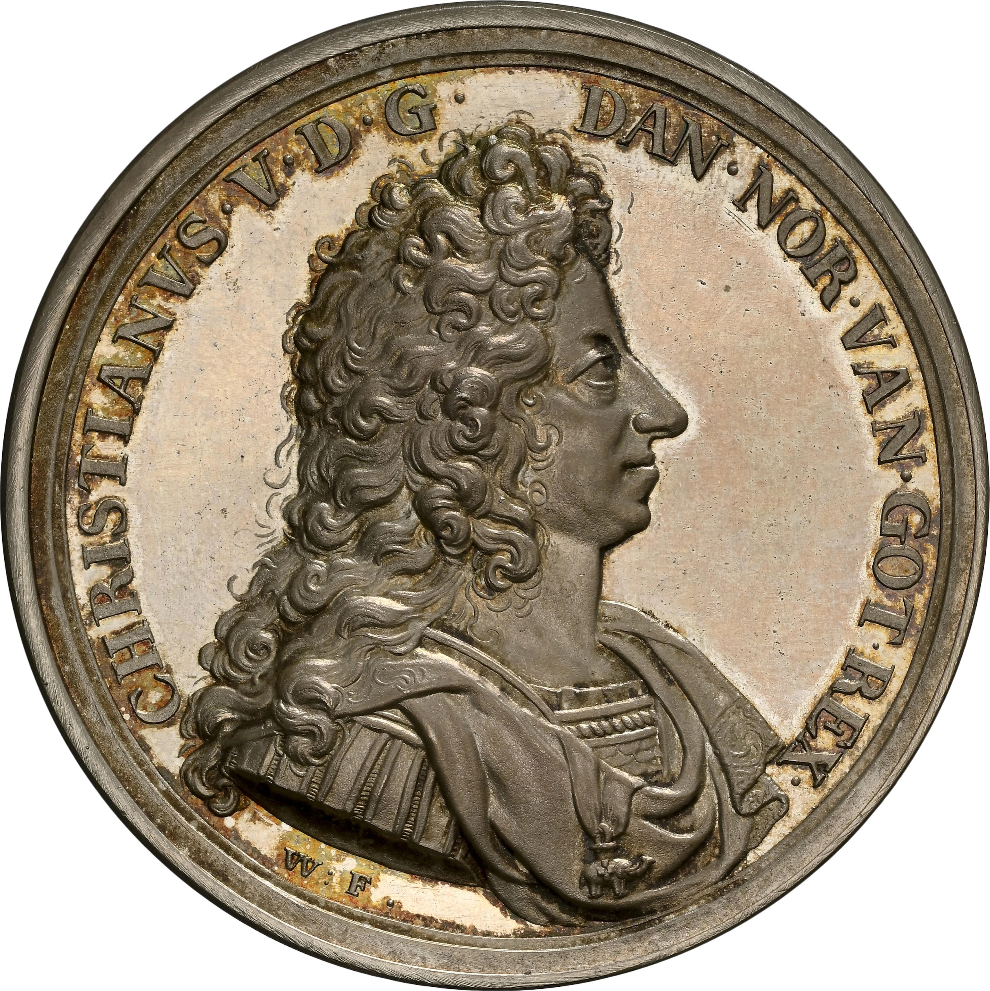 DENMARK. Consecration of Christianshavn Church Restrike Silver Medal