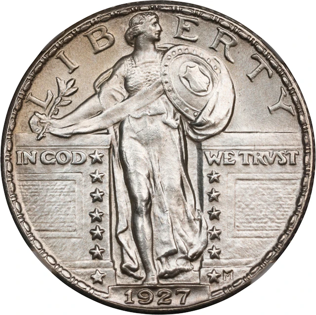 1927 Standing Liberty Quarter. Unc Details--Improperly Cleaned (NGC).