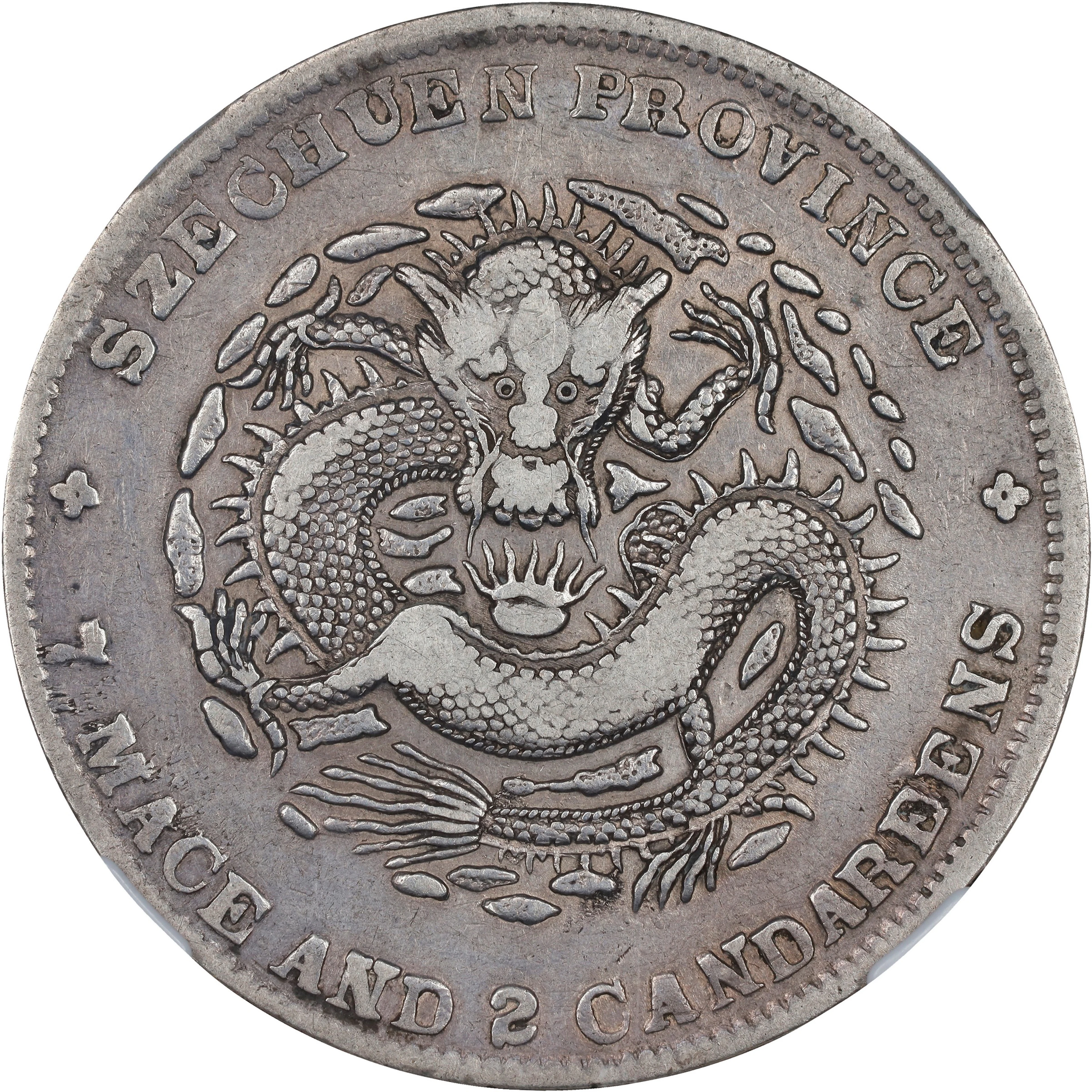 (t) CHINA. Szechuan. 7 Mace 2 Candareens (Dollar), ND (1901-08). Chengdu