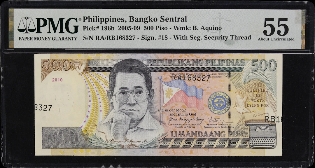 PHILIPPINES. Bangko Sentral ng Pilipinas. 500 Piso, 2010. P-196b.