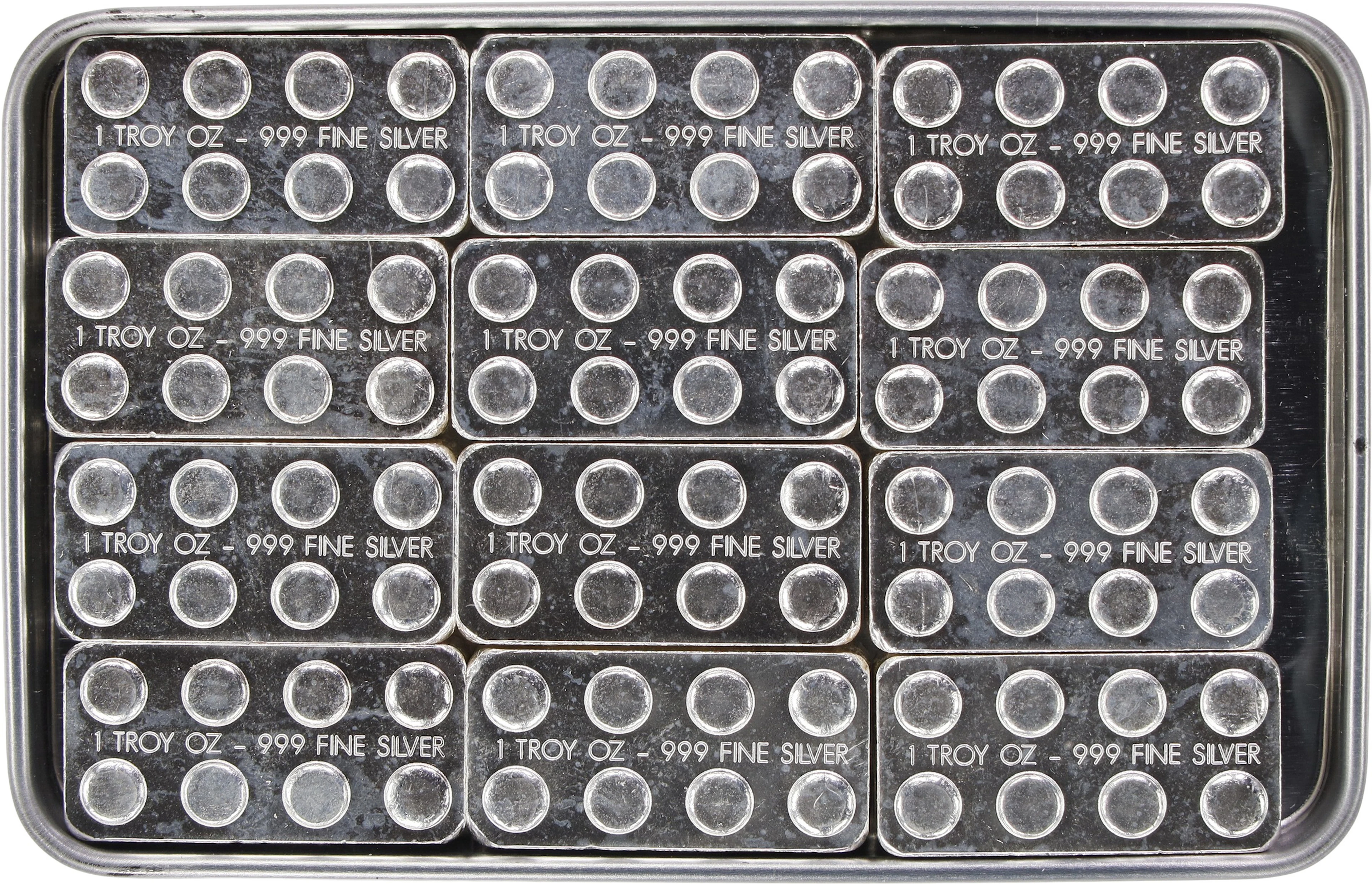 (12 oz, 373.248 g ASW). Monarch Precious Metals Silver Building Block
