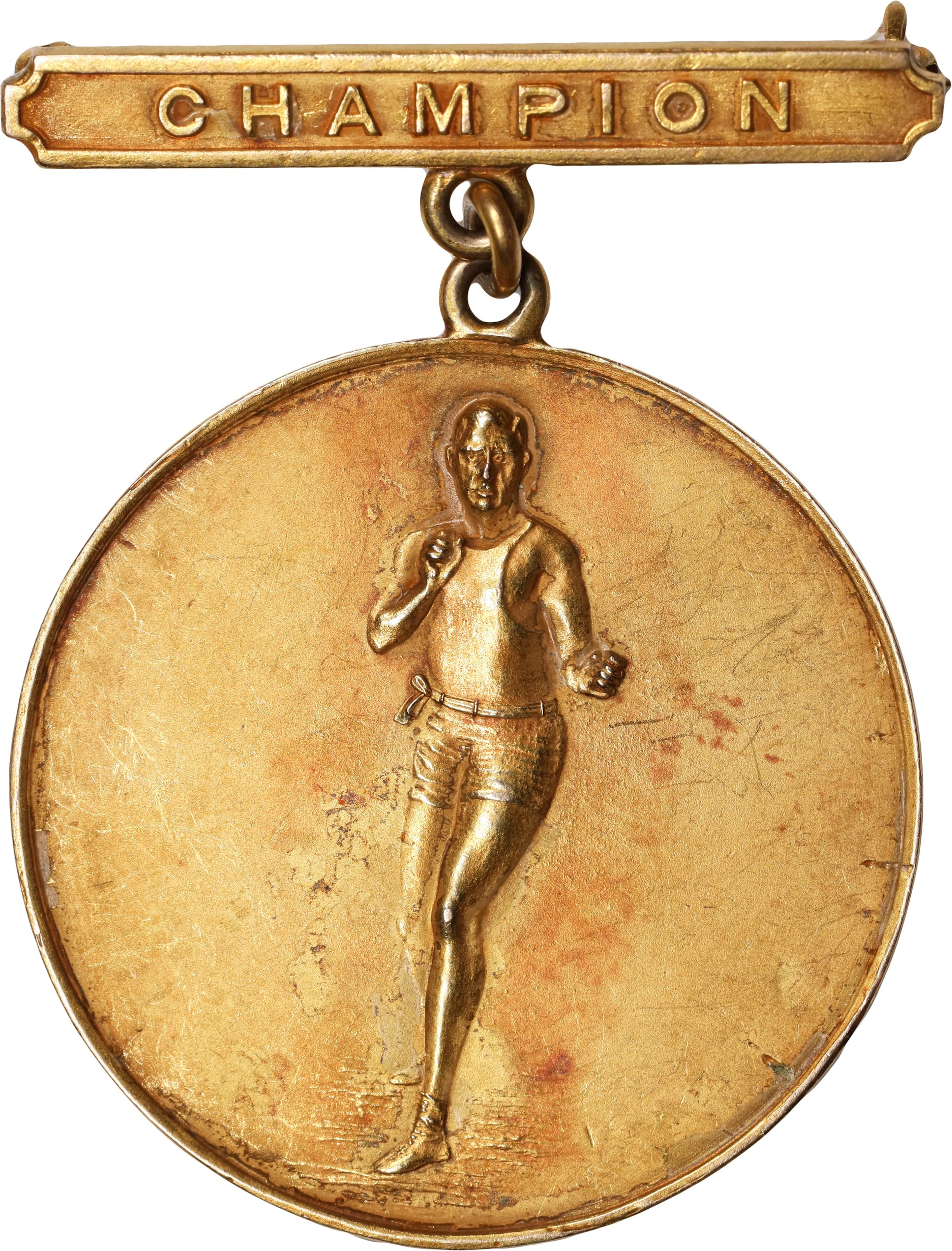 PHILIPPINES. Champion Boxer Gold Medal, 1920. ABOUT UNCIRCULATED Details.