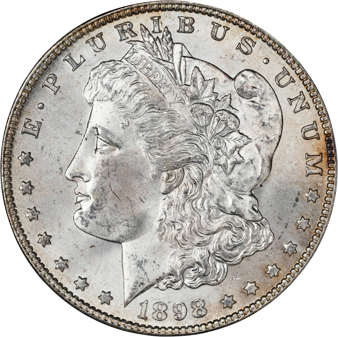 1898-O Morgan Silver Dollar. MS-64 (PCGS). CAC. OGH Generation 2.0 Doily.