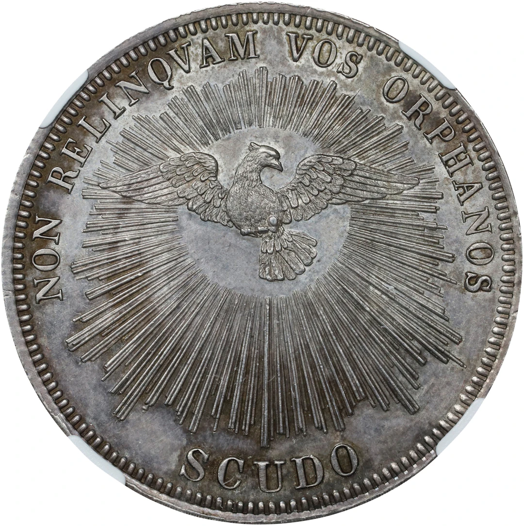 (◊) ITALY. Papal (States of the Church). Scudo, 1846-R. Rome Mint.