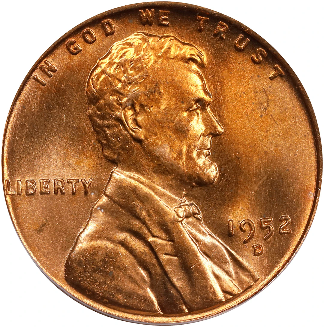 1952-D Lincoln Cent. MS-67 RD (PCGS). CAC. OGH Generation 3.1.