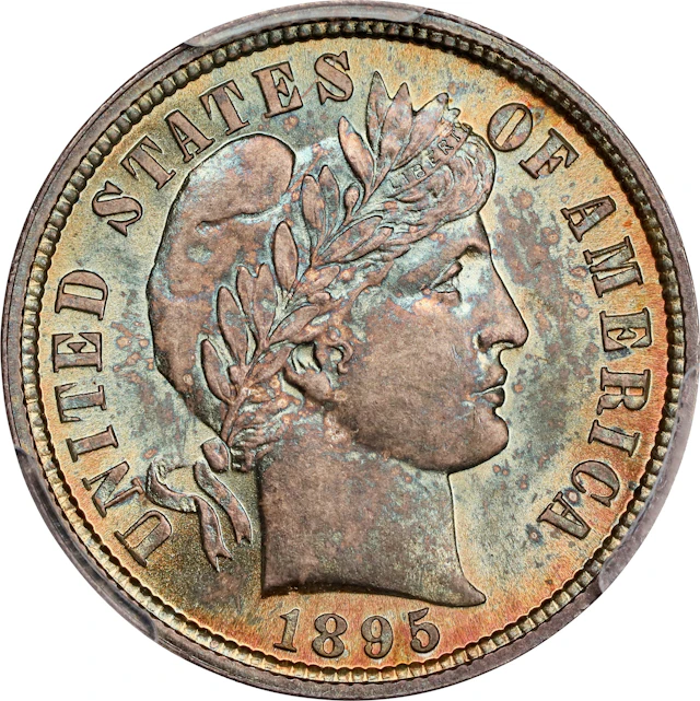 1895 Barber Dime. MS-67+ (PCGS). CAC.
