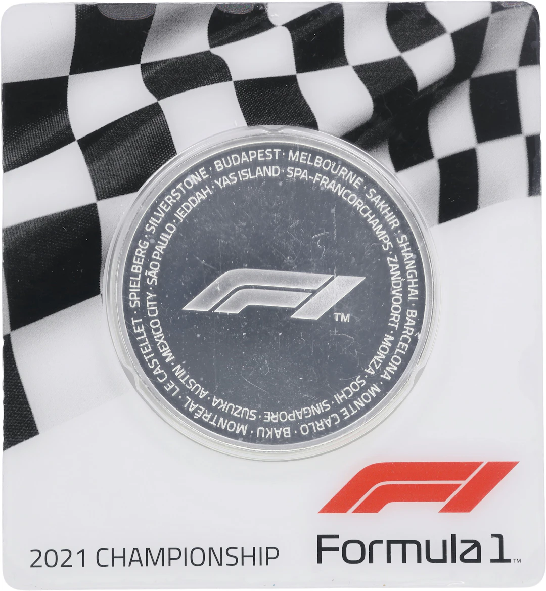 (2.5 oz, 77.76 g ASW). Solomon Islands. 2021 Formula 1 Silver $5. Proof.