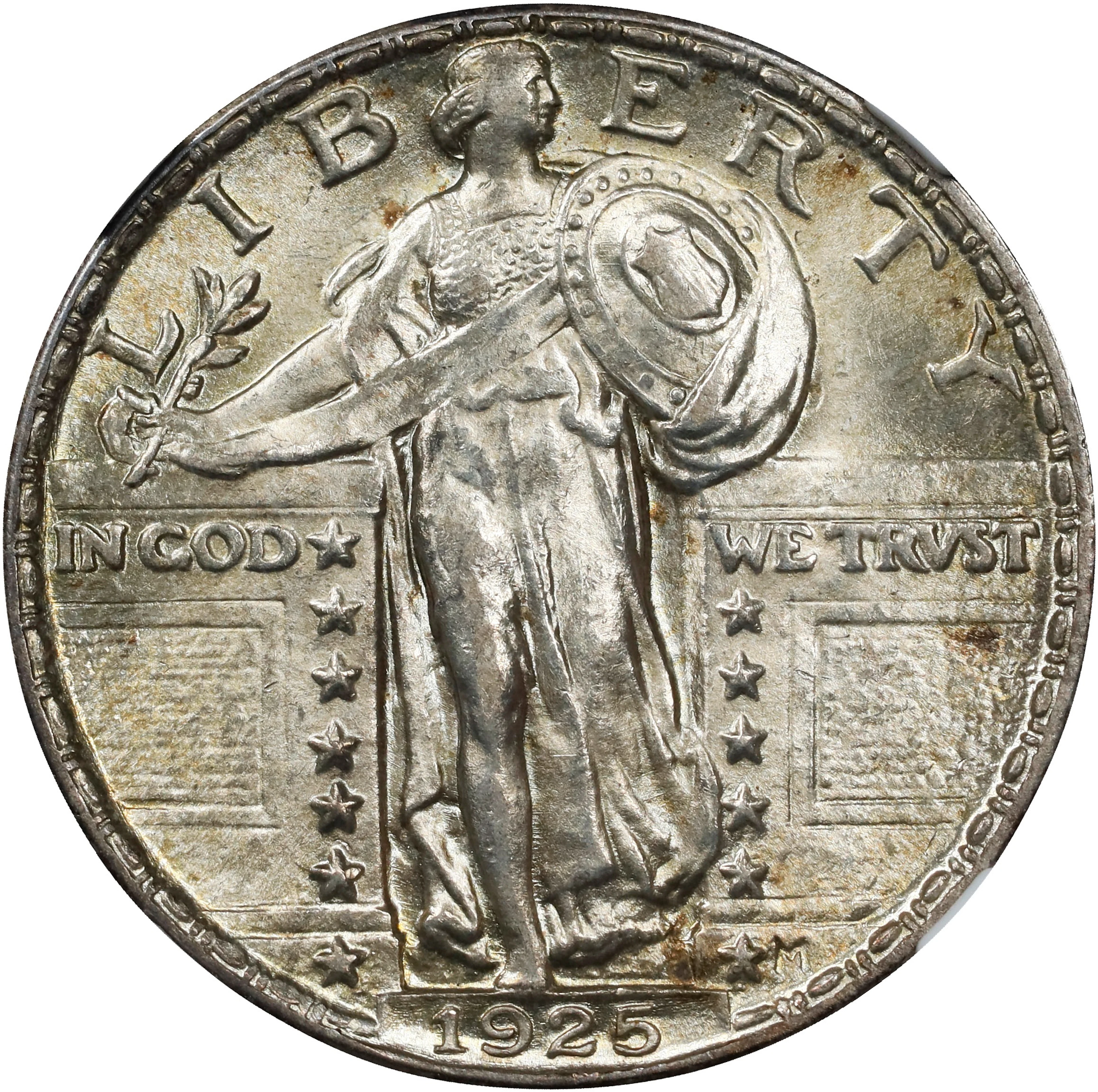 1925 Standing Liberty Quarter. MS-64 (NGC).