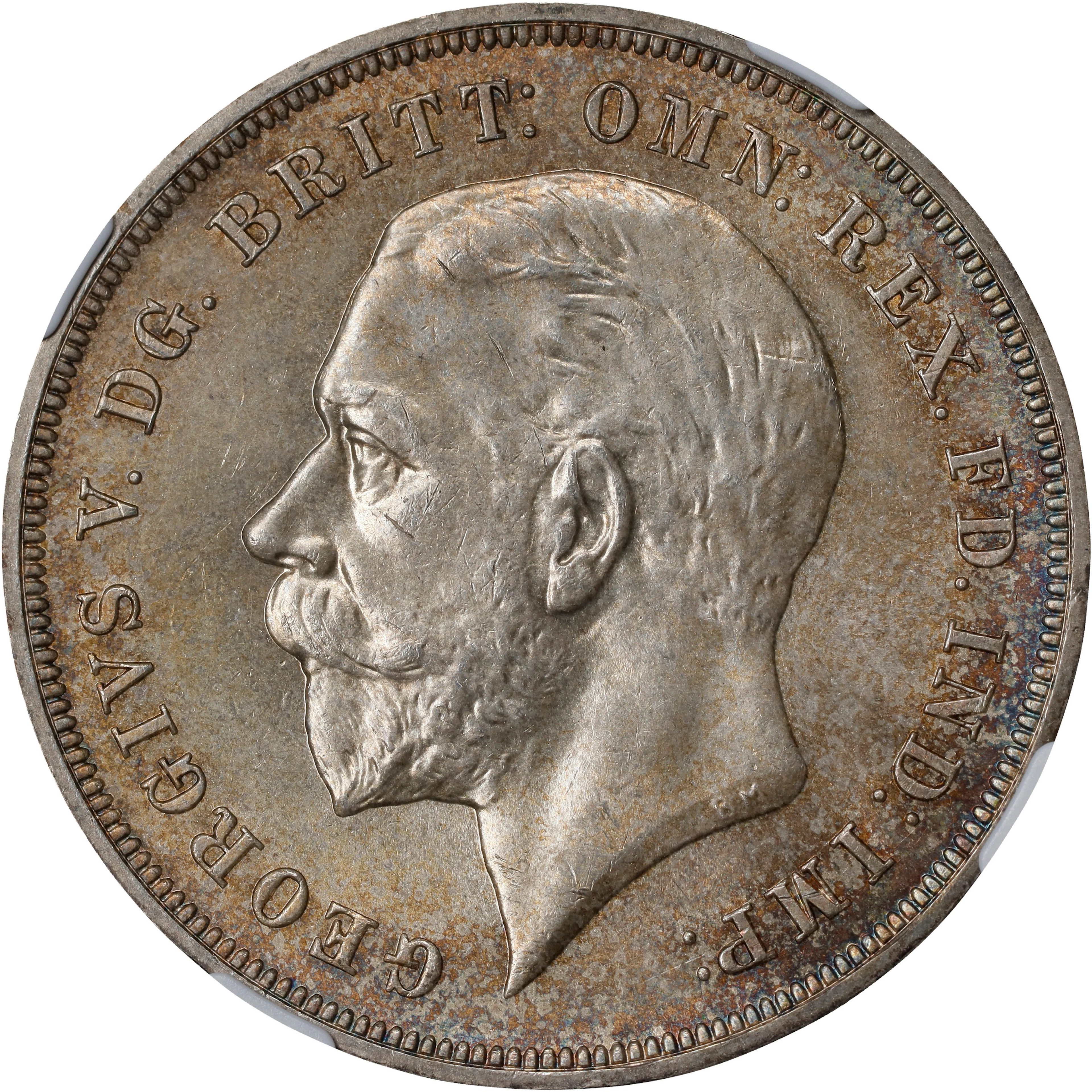 GREAT BRITAIN. Crown, 1935. London Mint. George V. NGC MS-64.