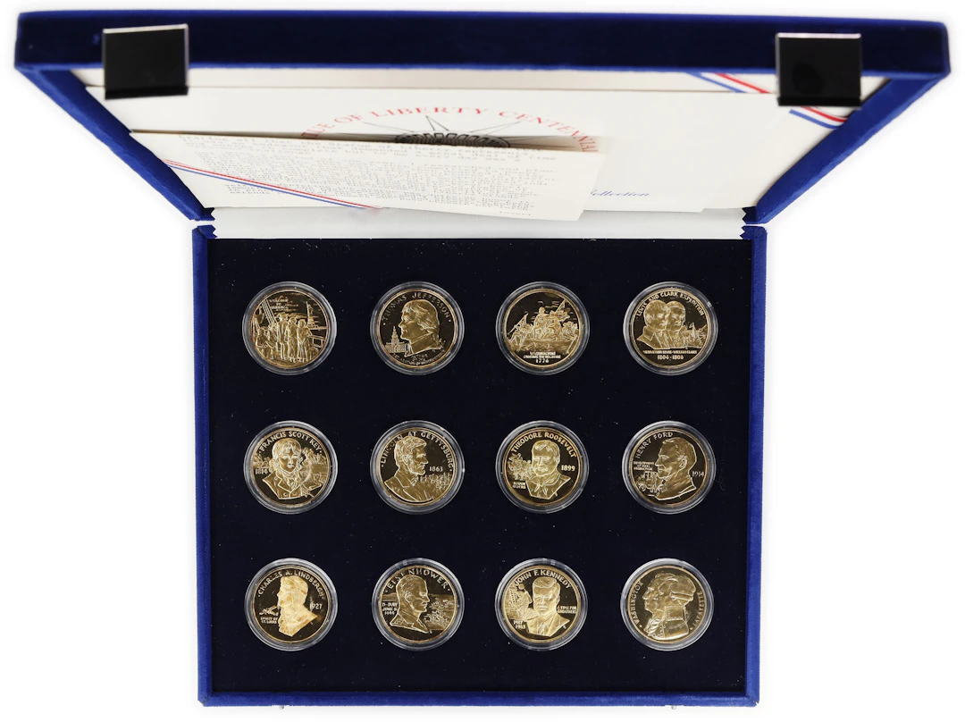 (10.117 oz, 314.69 g ASW). 1986 Statue of Liberty Centennial Gold