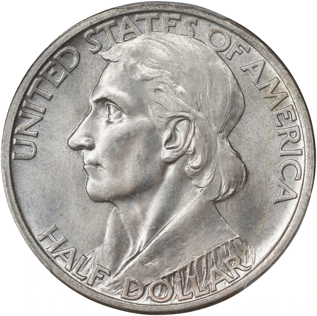 1935-S Boone Bicentennial. MS-65 (PCGS).