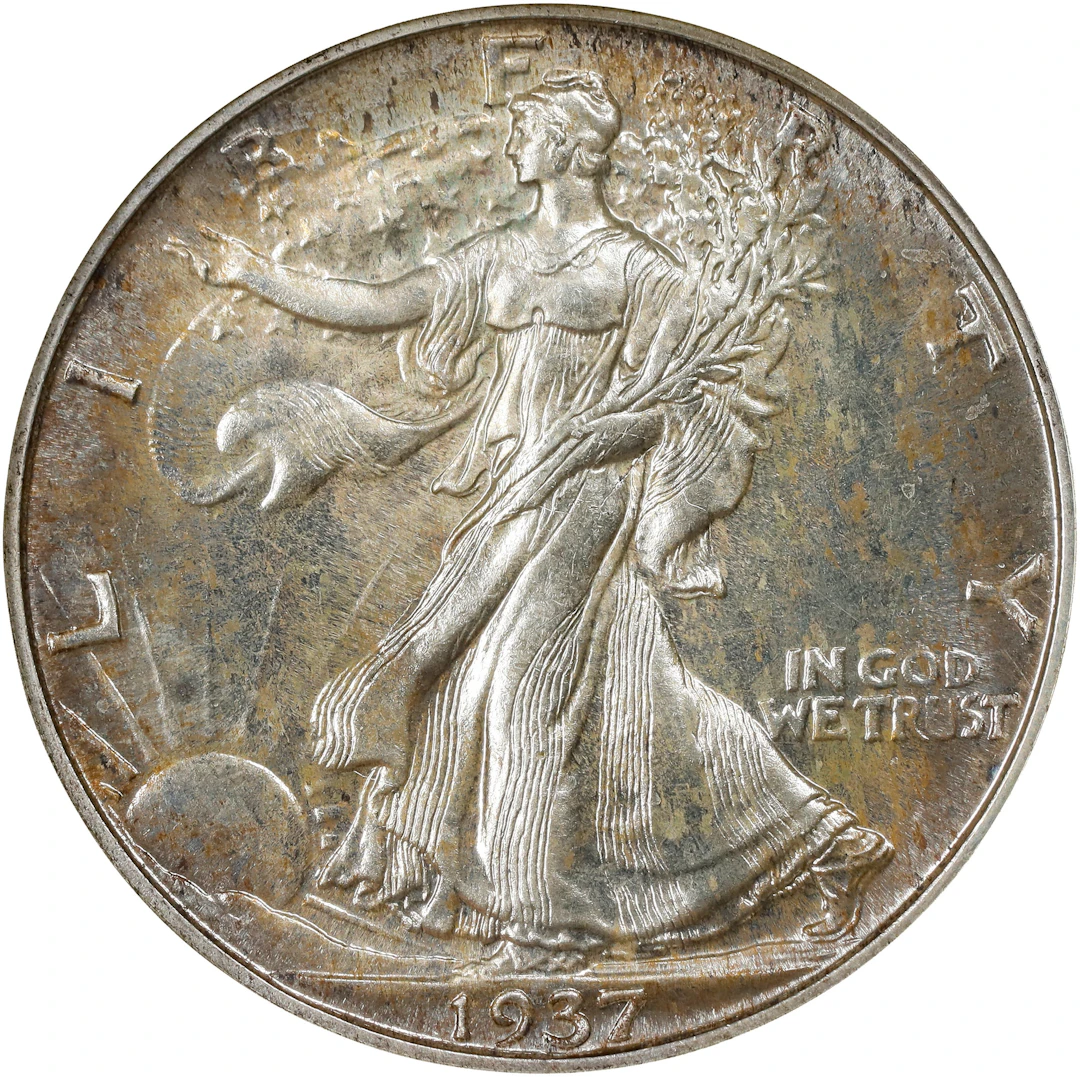 1937 Walking Liberty Half Dollar. Proof-67 (NGC).