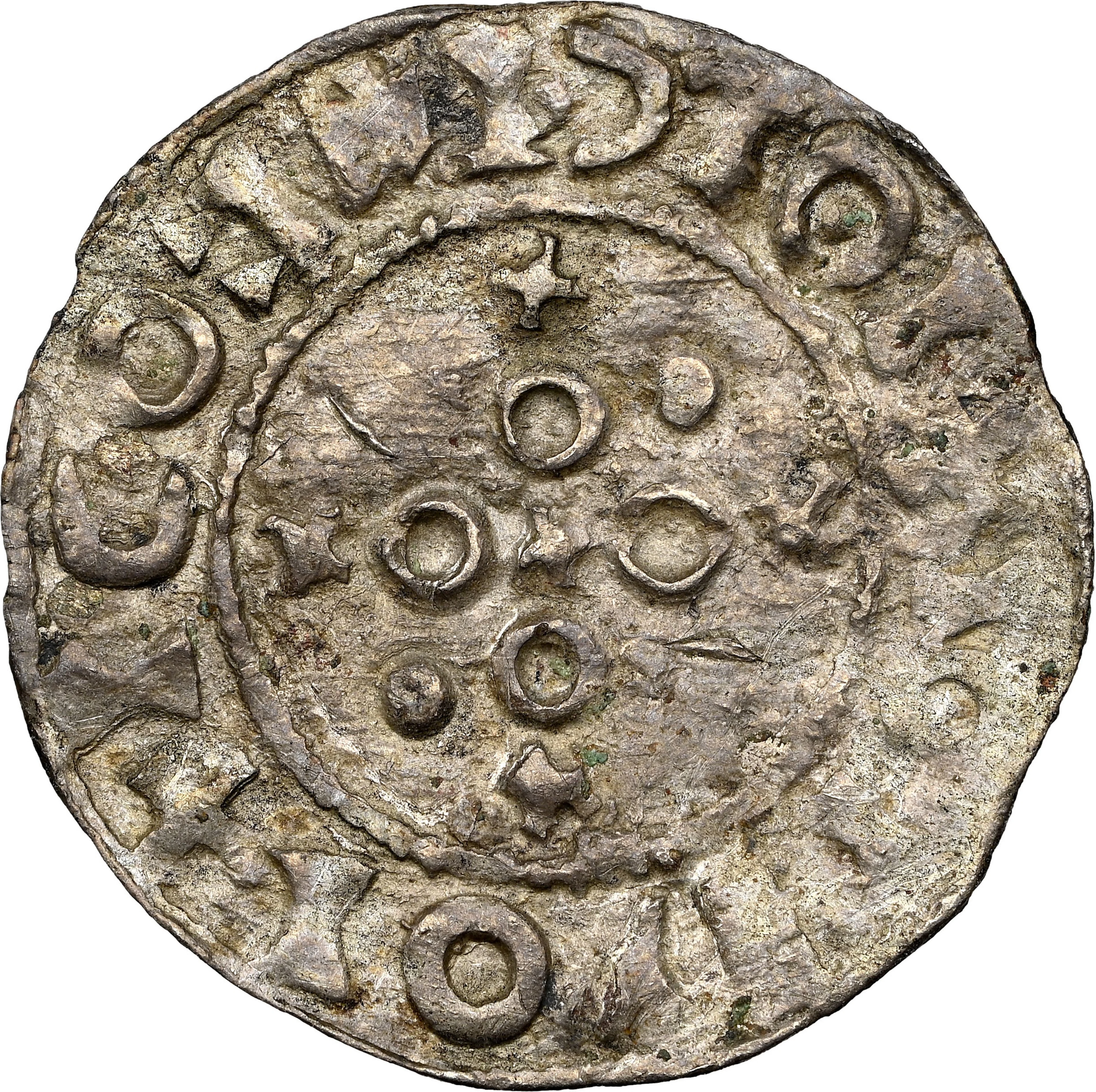DENMARK. Penny, ND (1047-75). Slagelse Mint. Svend II Estridsen. NGC