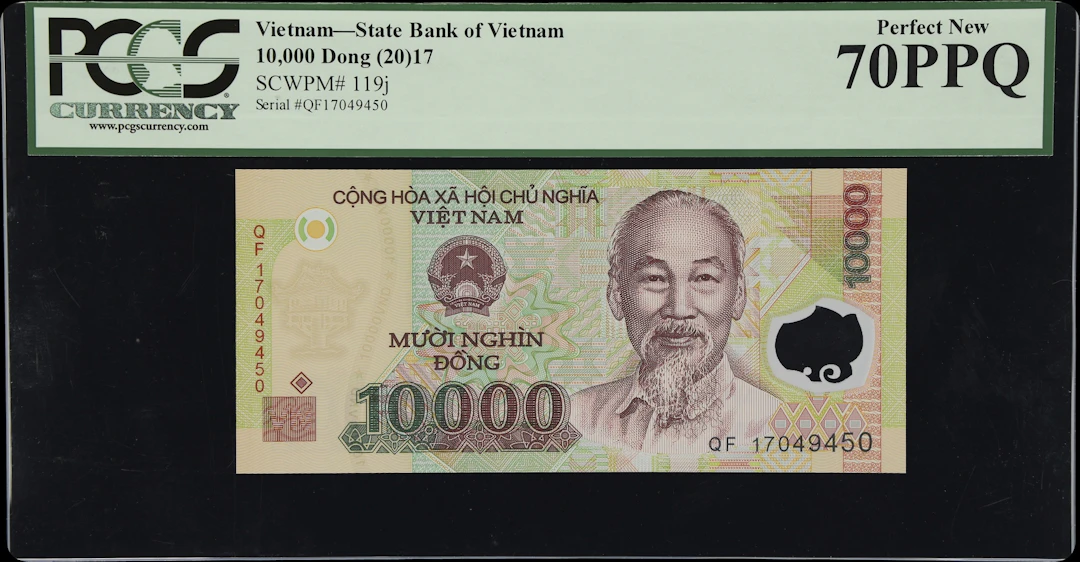 VIETNAM. State Bank of Vietnam. 10,000 Dong, 2017. P-119j. PCGS Currency