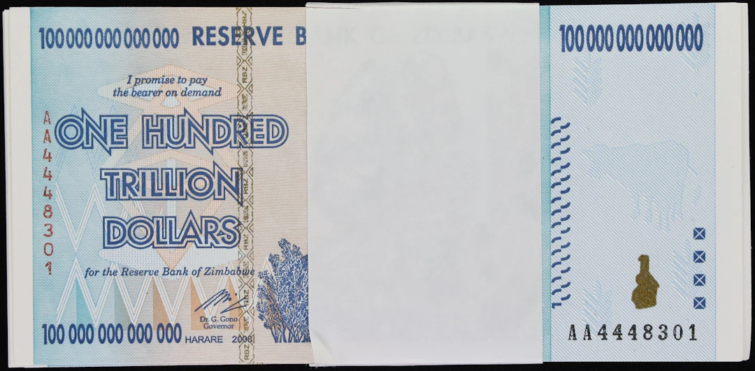 ZIMBABWE. Pack of (100). Reserve Bank of Zimbabwe. 100 Trillon Dollars