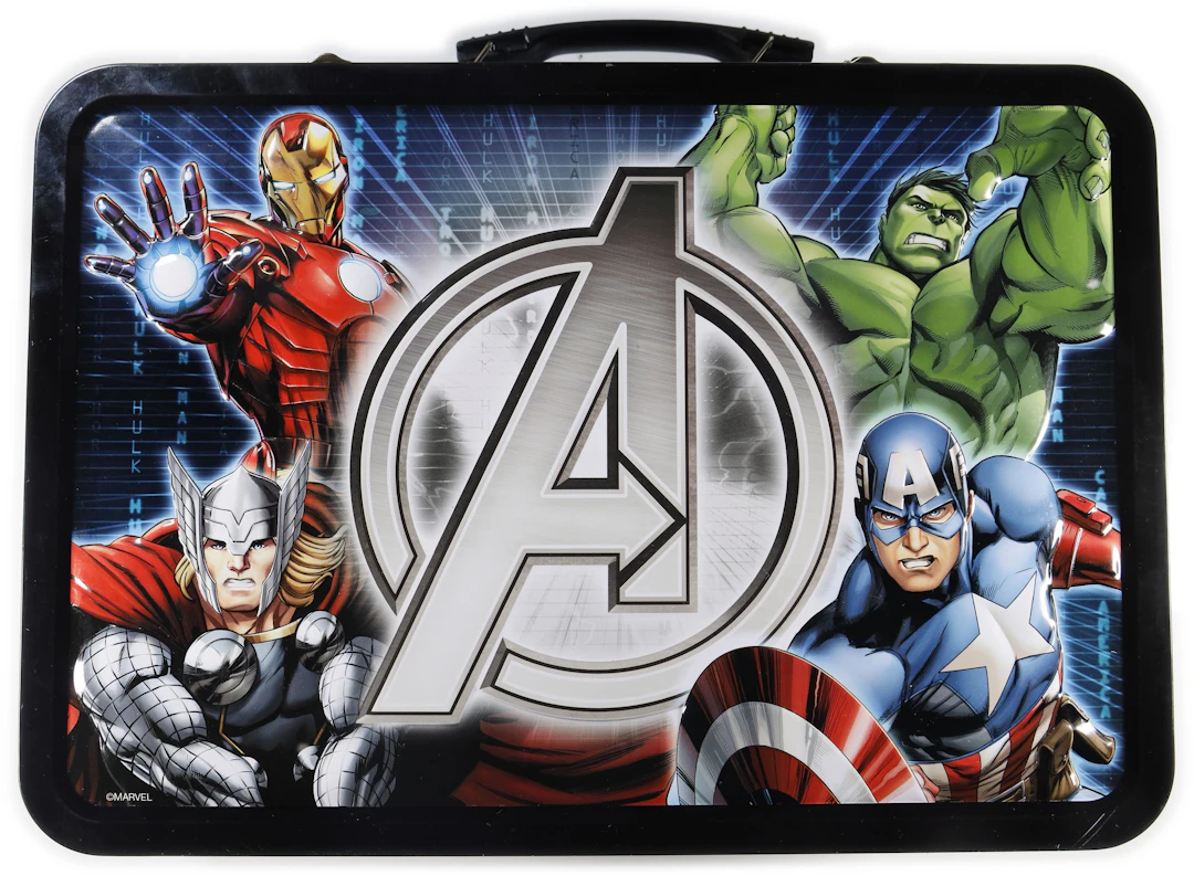 (4 oz, 124.416 g ASW). Niue. 2014 Marvel Avengers Lunchbox Four-Coin Set.