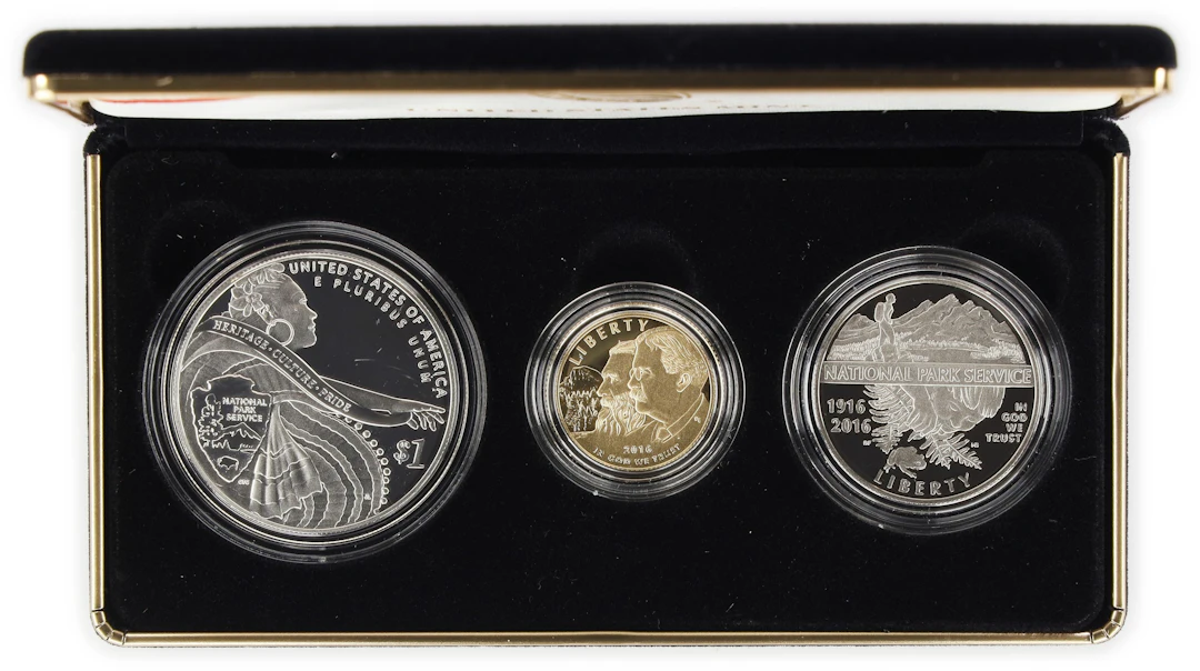 (0.242 oz, 7.527 g AGW). 2016-W 100th Anniversary NP Service Commemorative