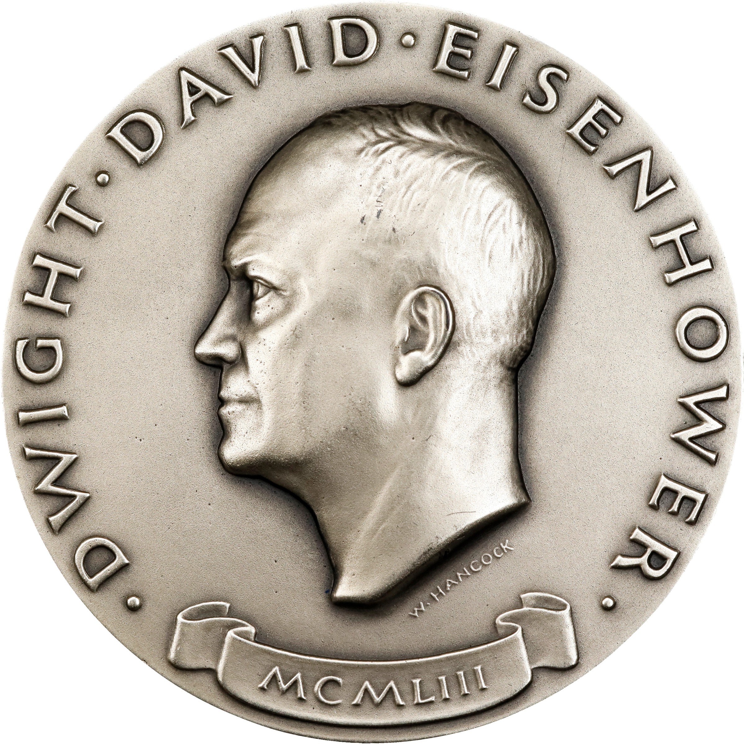 1953 Dwight D. Eisenhower Official First Inaugural Medal. Dusterberg-OIM