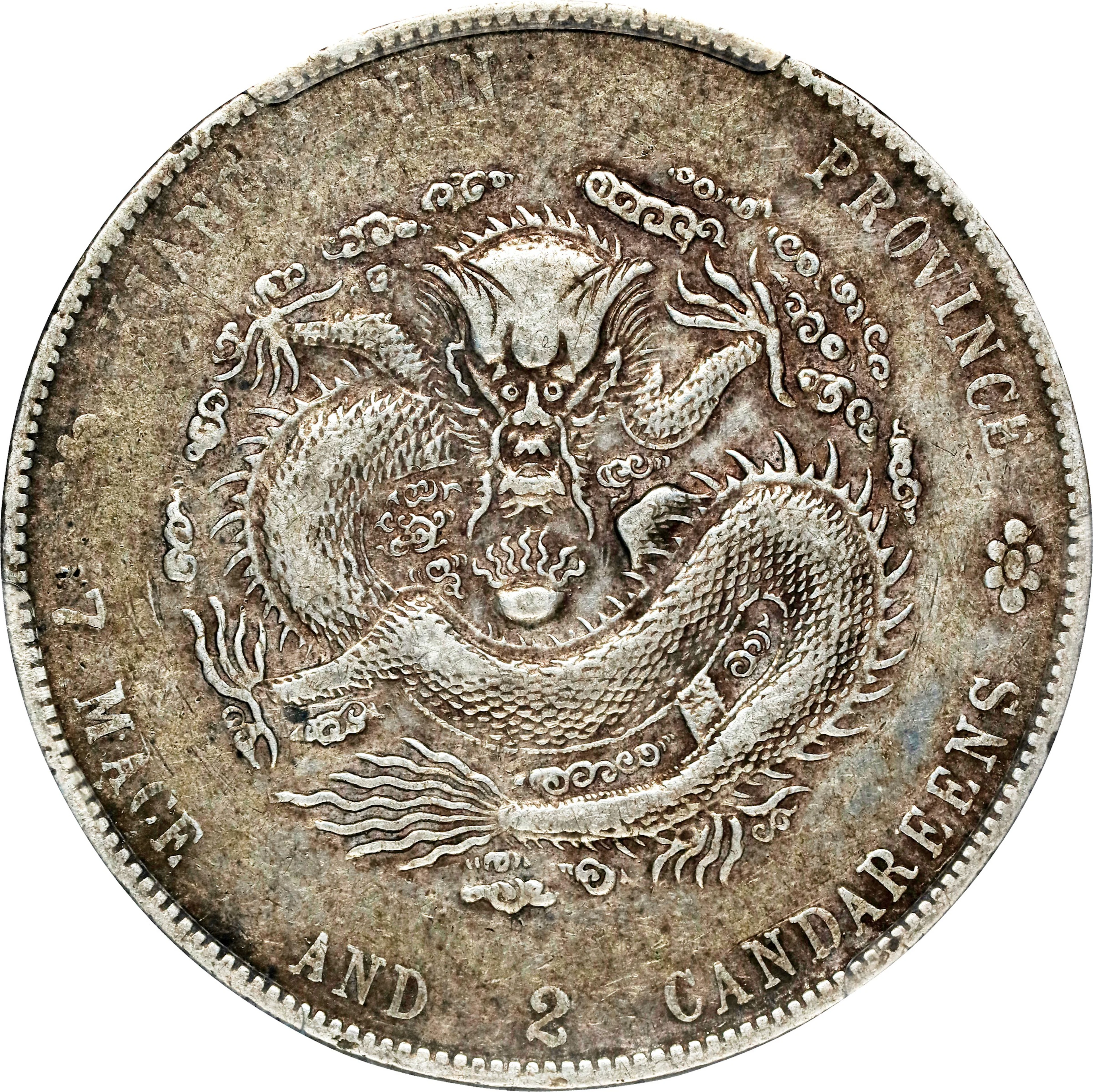 (t) CHINA. Kiangnan. 7 Mace 2 Candareens (Dollar), CD (1904). Nanking