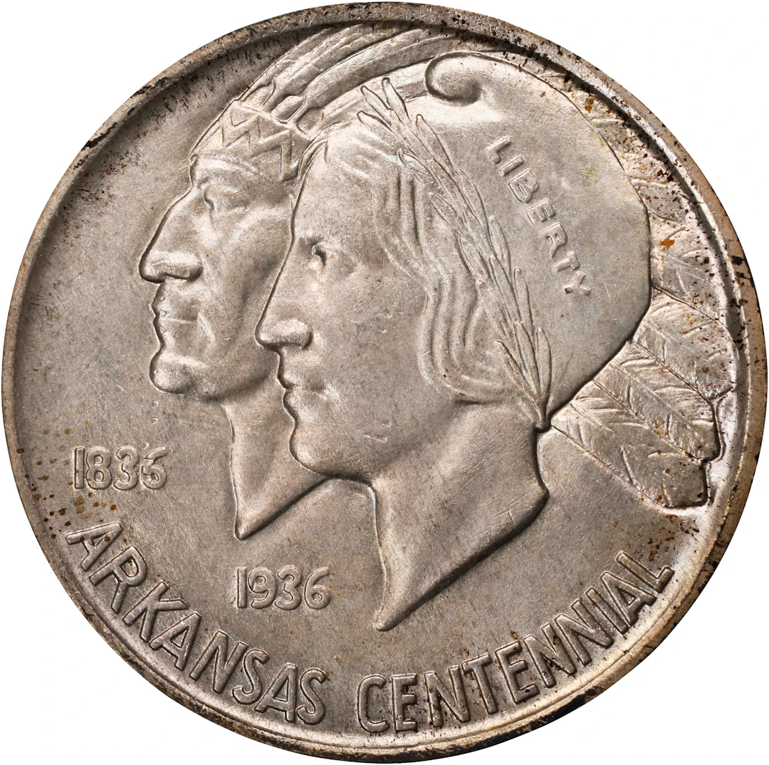 1938 Arkansas Centennial. MS-64 (PCGS). CAC.