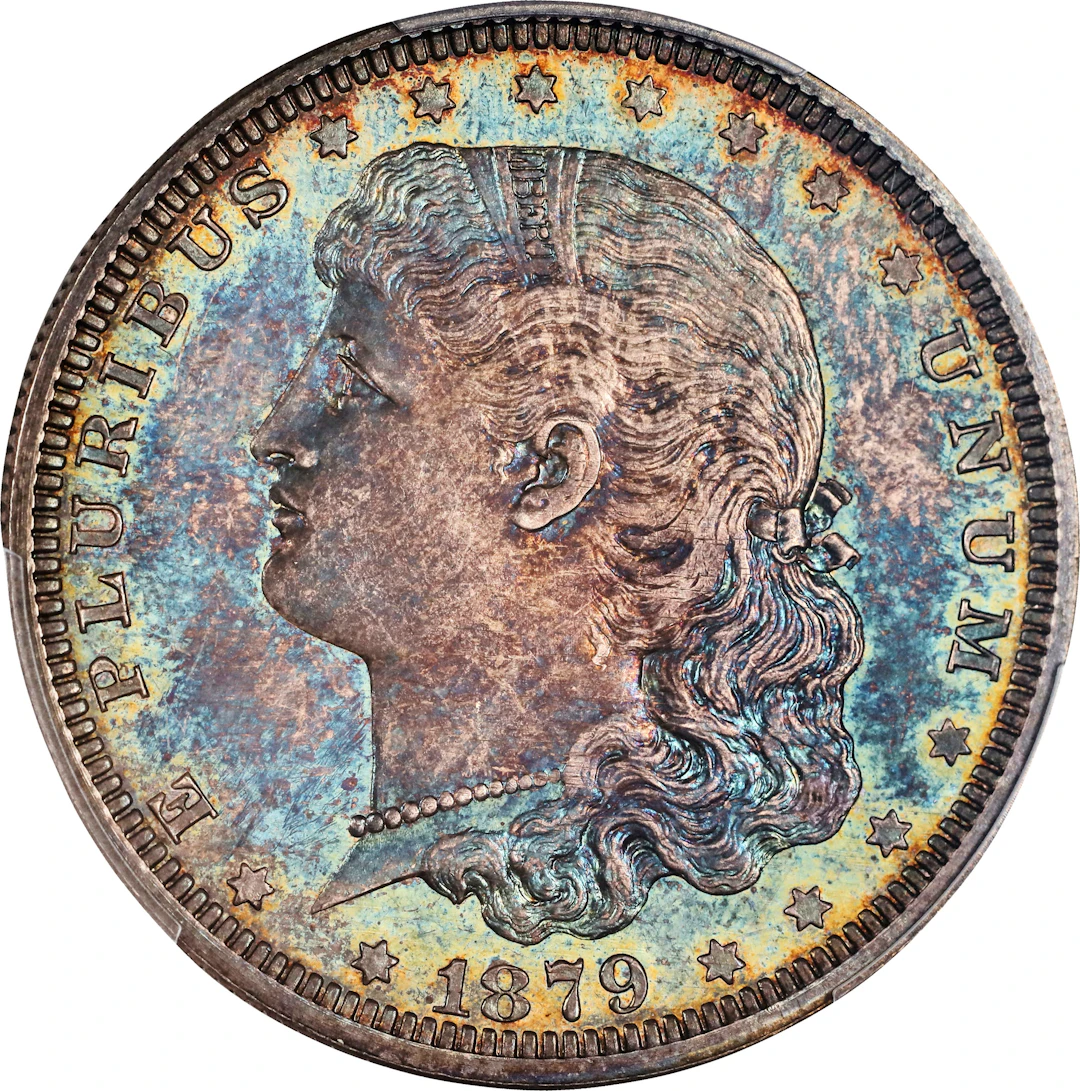 1879 Pattern Schoolgirl Standard Dollar. Judd-1608, Pollock-1804.
