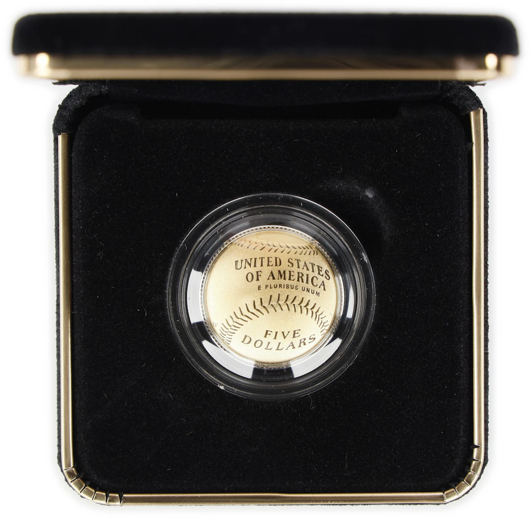 (0.242 oz, 7.527 g AGW). 2014-W Baseball Hall of Fame Commemorative