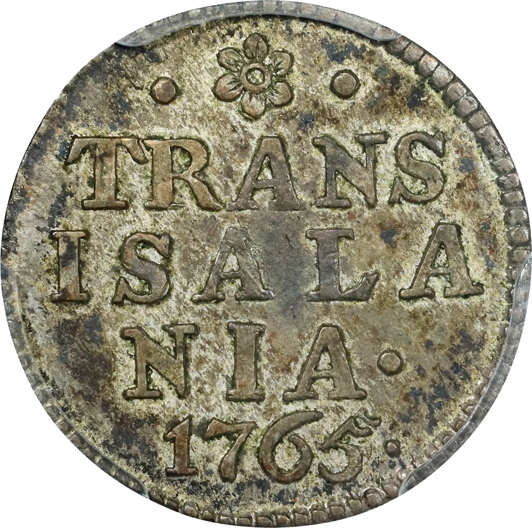 NETHERLANDS. Overyssel. Stuiver, 1765. PCGS AU-55.