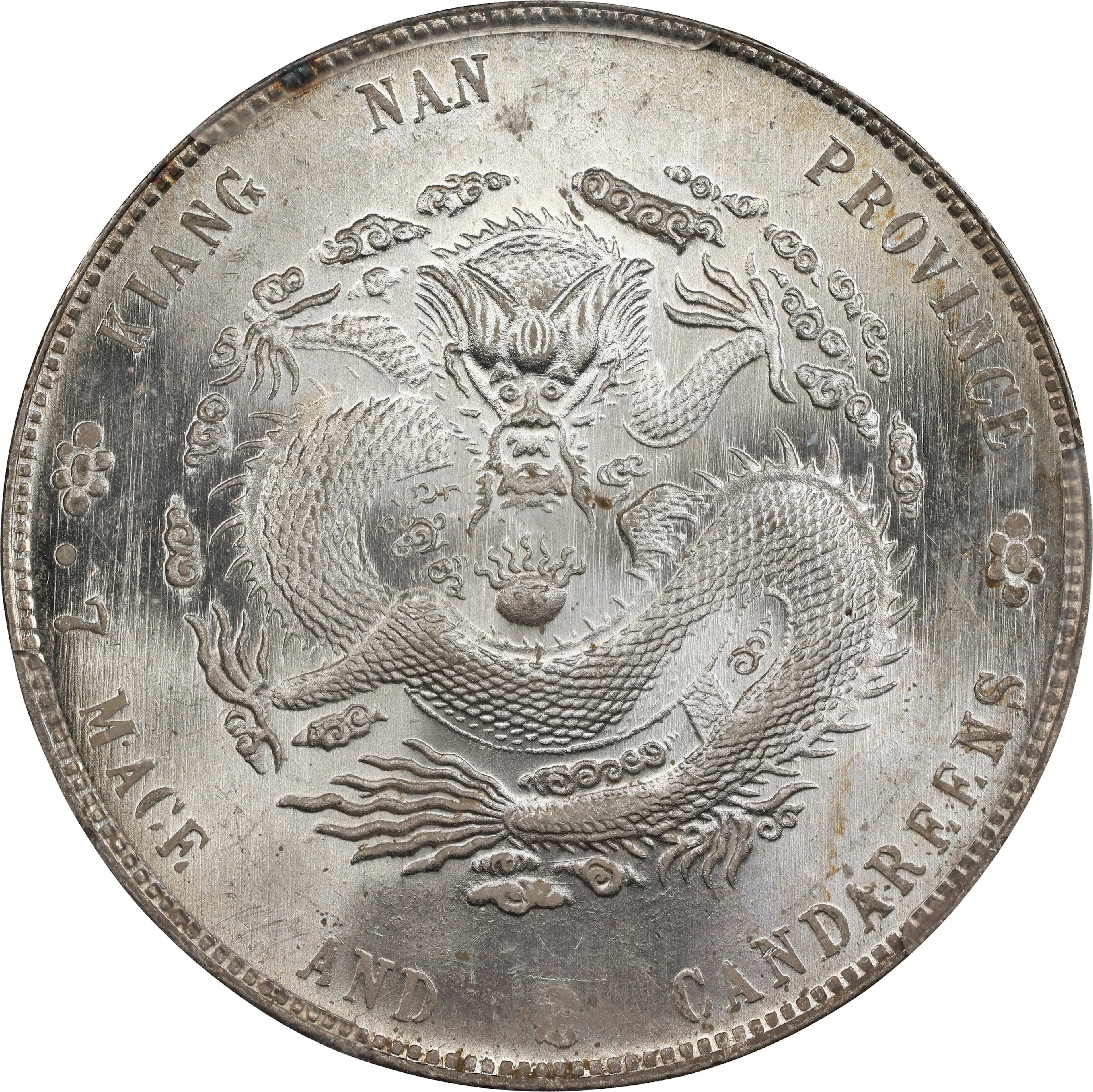 (t) CHINA. Kiangnan. 7 Mace 2 Candareens (Dollar), CD (1904)-HAH CH.