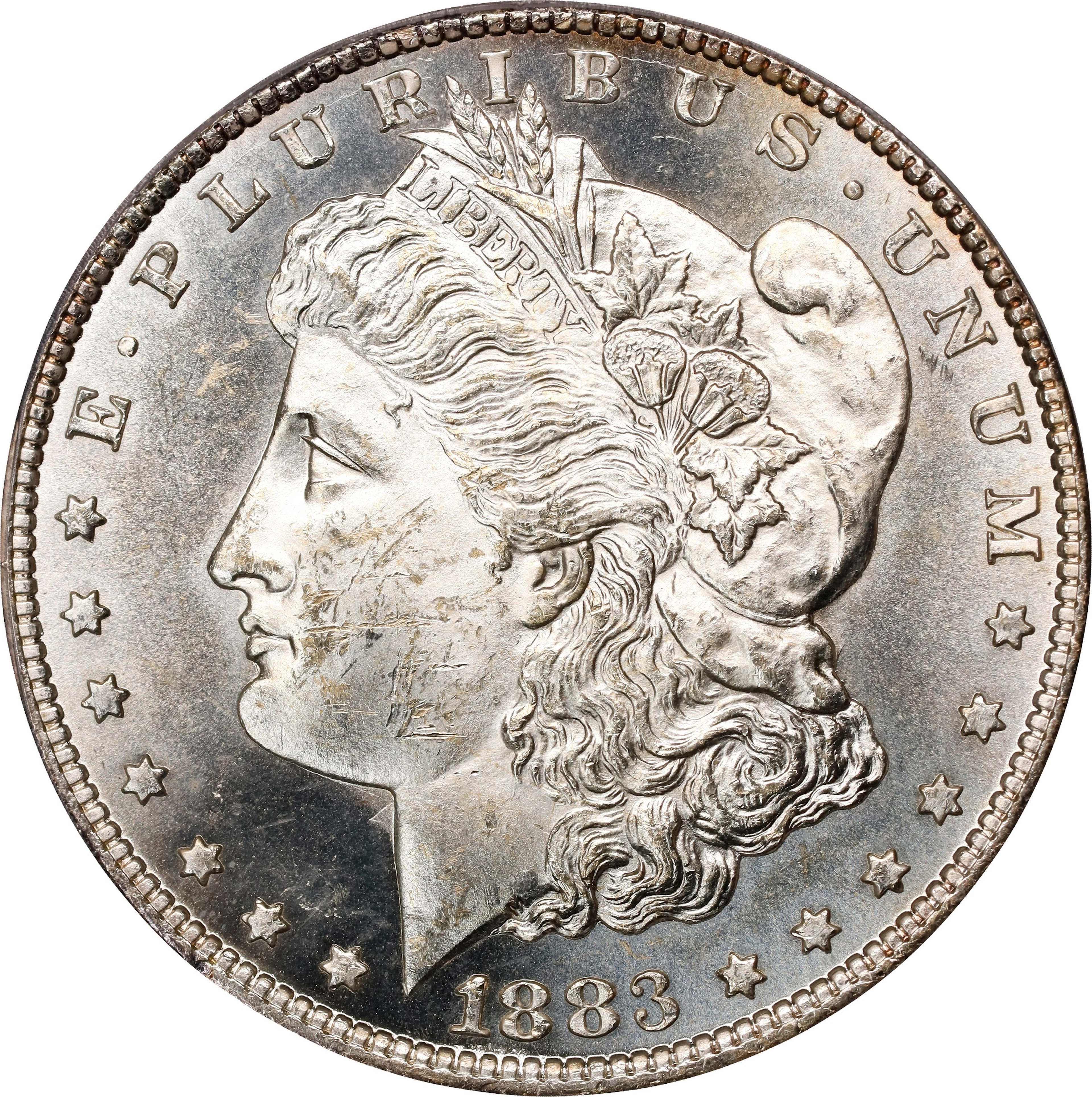 1883-CC Morgan Silver Dollar. MS-62 DMPL (PCGS). OGH Generation 3.1.