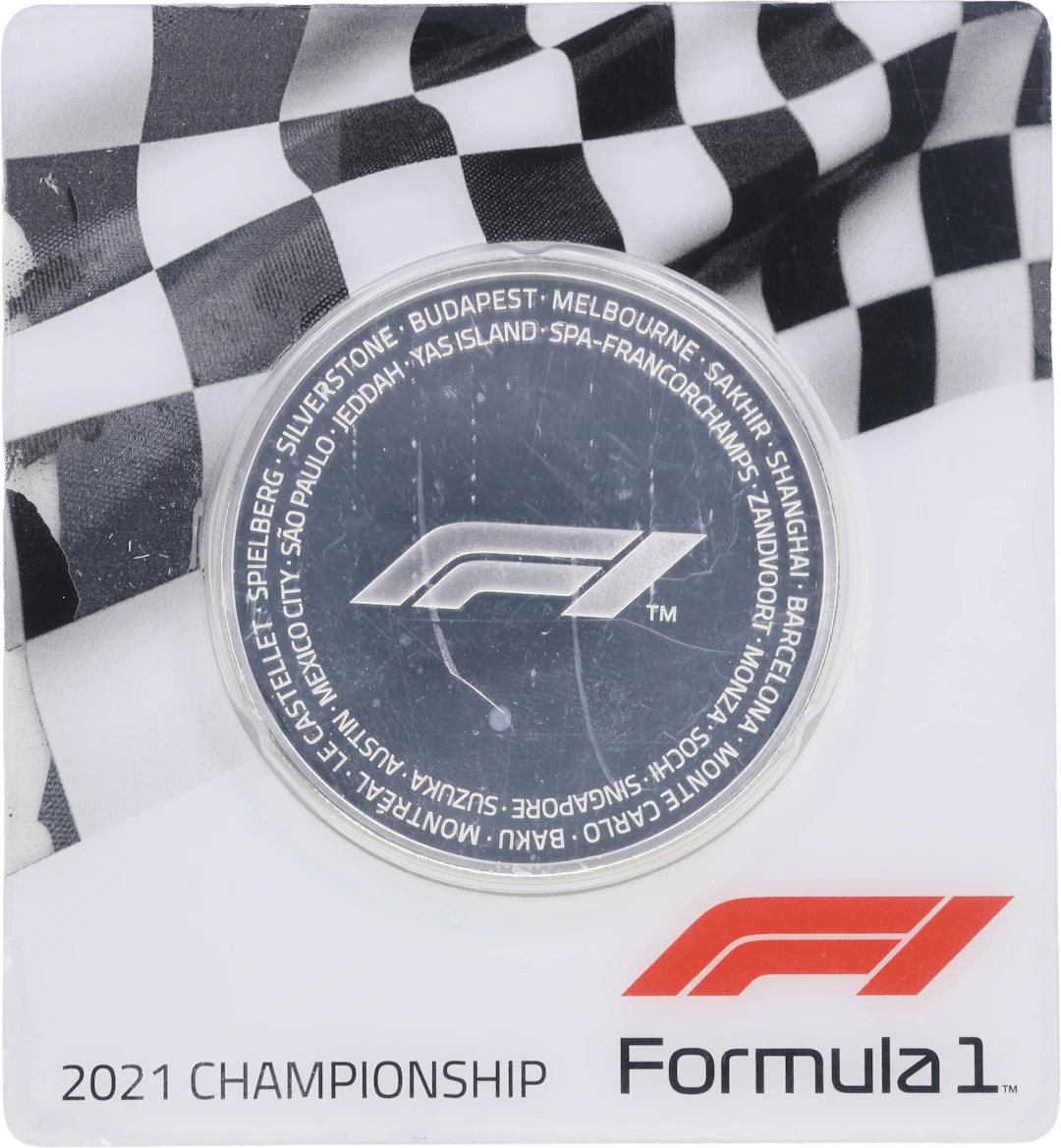 (2.5 oz, 77.76 g ASW). Solomon Islands. 2021 Formula 1 Silver $5. Proof.