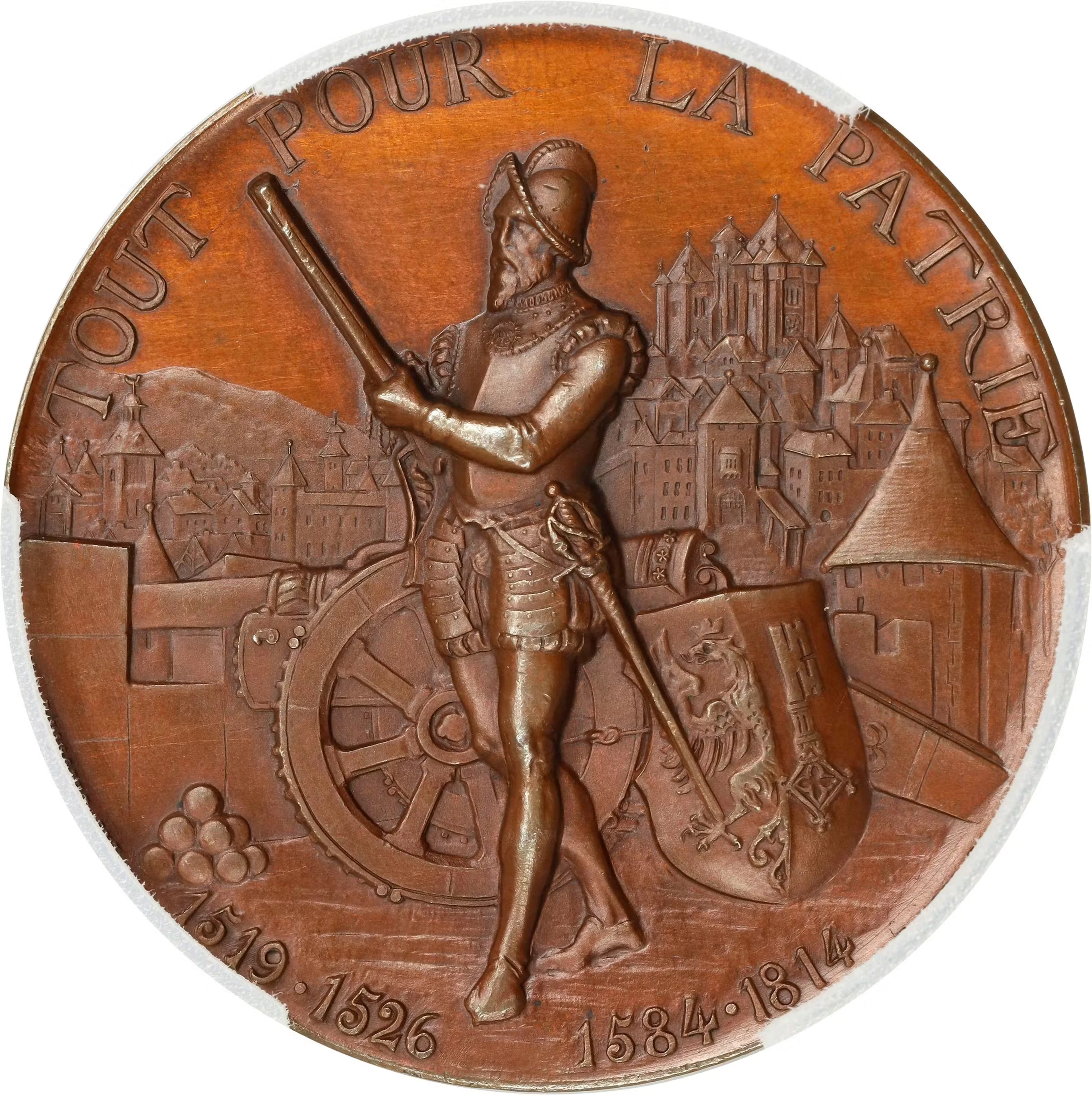 SWITZERLAND. Swiss Confederation Shooting Festival in Geneva Bronze