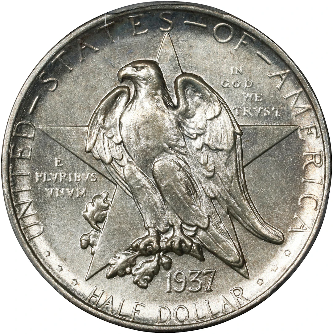 1937 Texas Independence Centennial. MS-65 (PCGS).