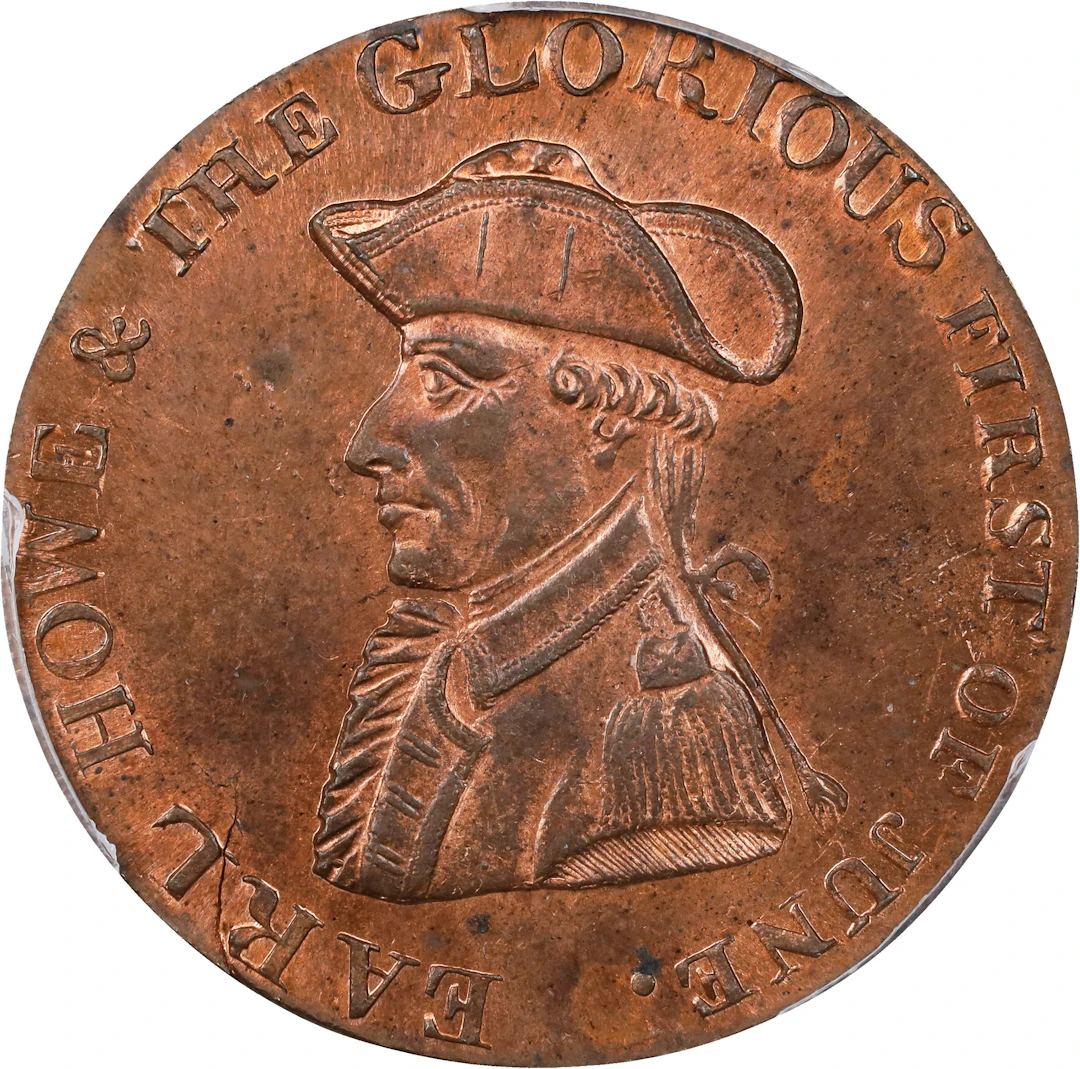 GREAT BRITAIN. Hampshire, Emsworth. 1794 Earl Howe / King and Constitution