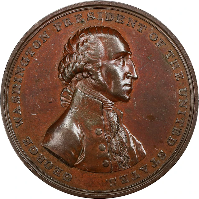 "1797" (ca. 1816) Halliday Medal. Musante GW-57, Baker-70C. Copper