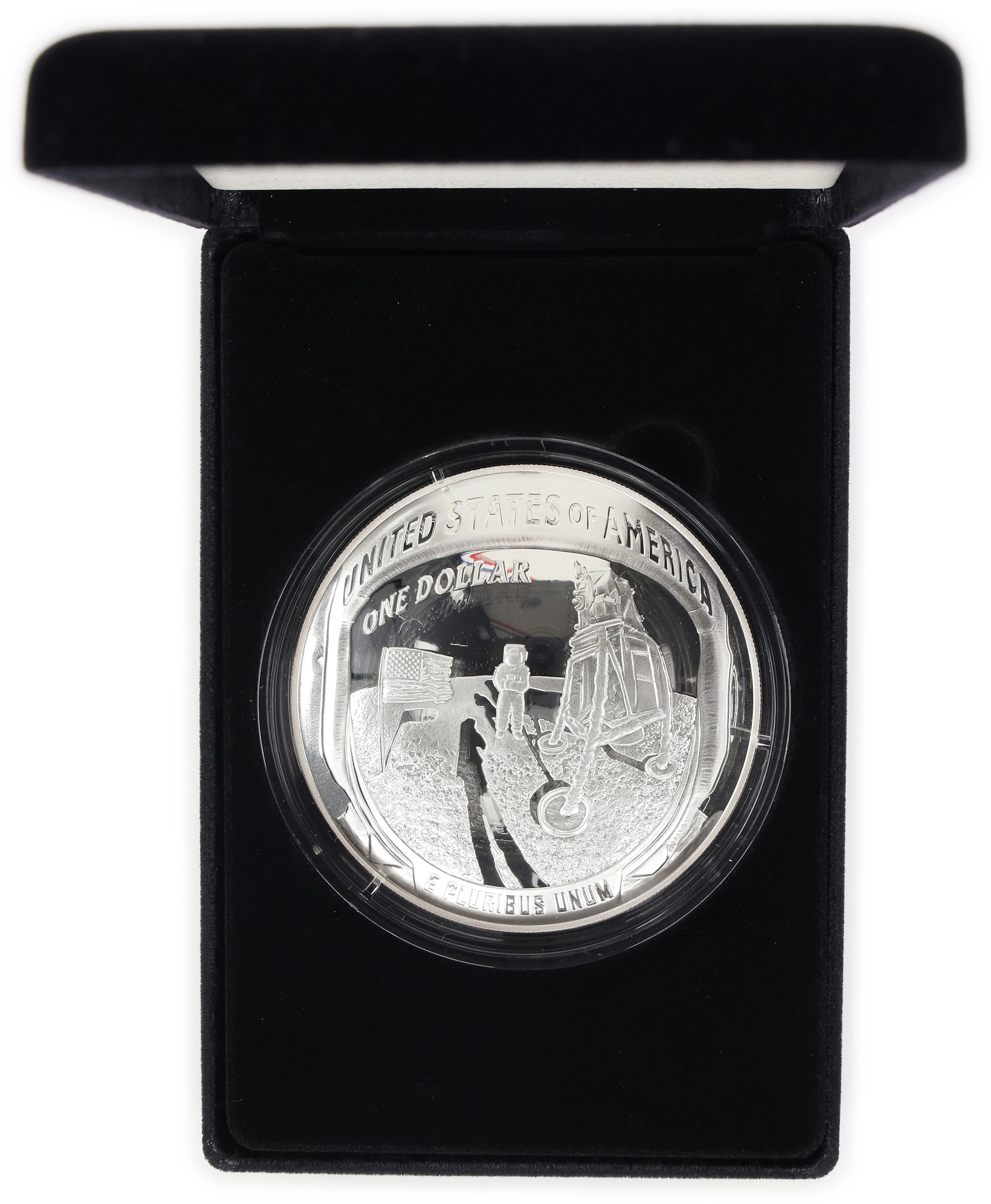 (5 oz, 155.52 g ASW). 2019-P Apollo 11 50th Anniversary 5 oz Commemorative