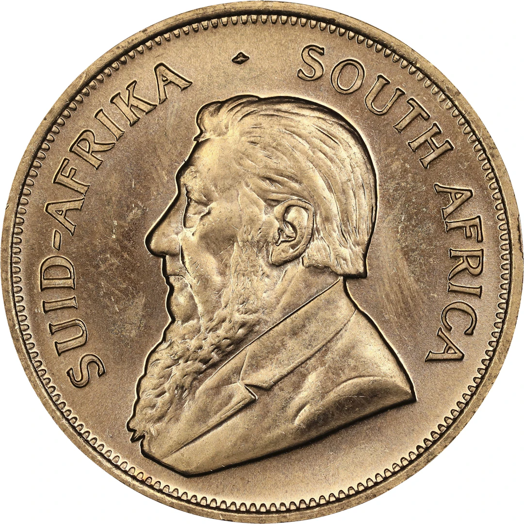 (1 oz, 31.104 g AGW). South Africa. 1980 1 oz Gold Krugerrand.