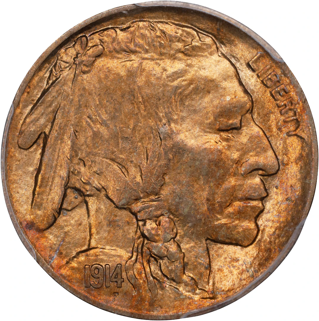 1914-D Buffalo Nickel. MS-63 (PCGS).