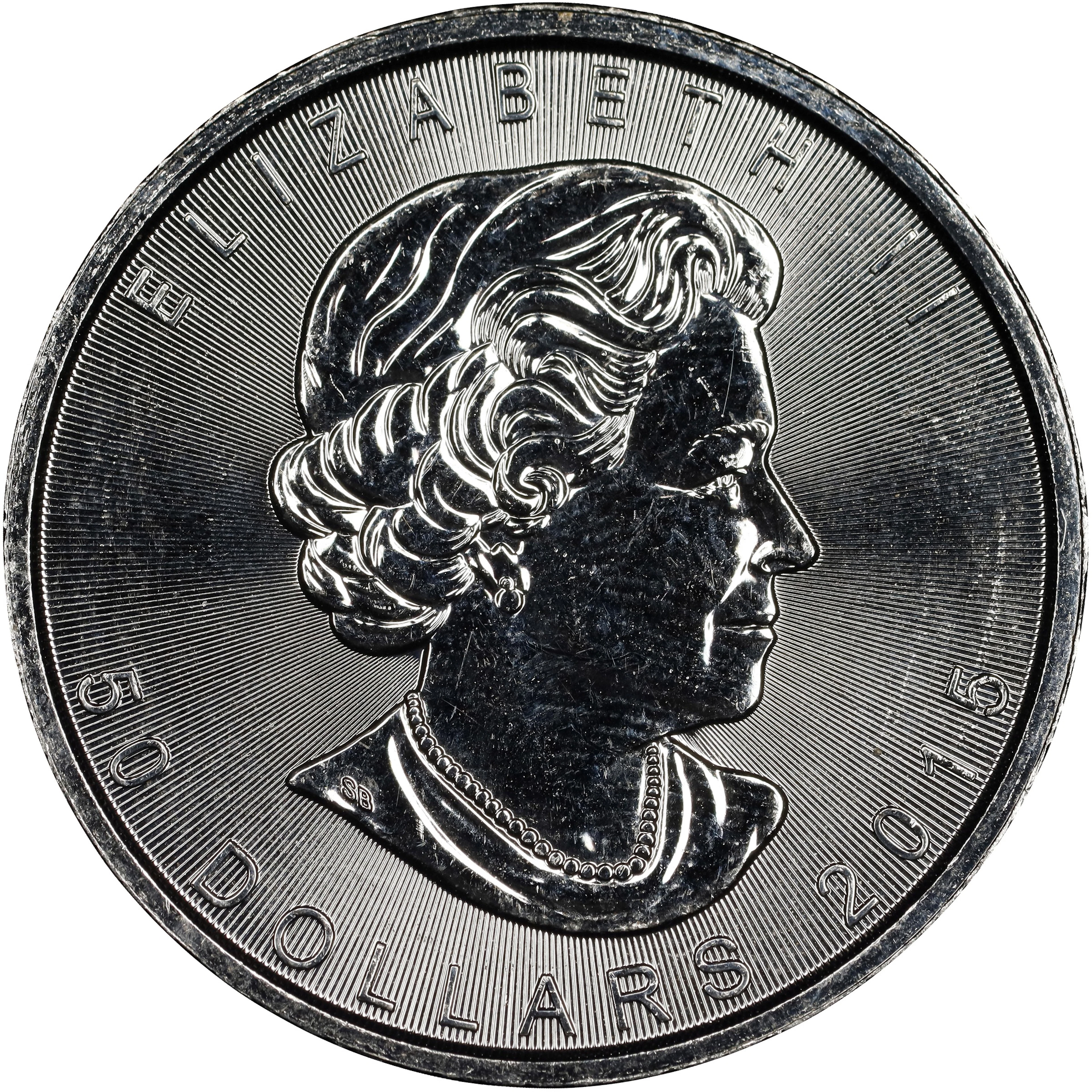 (1 oz, 31.104 g APtW). Canada. 2015 1 oz Platinum Maple Leaf $50.