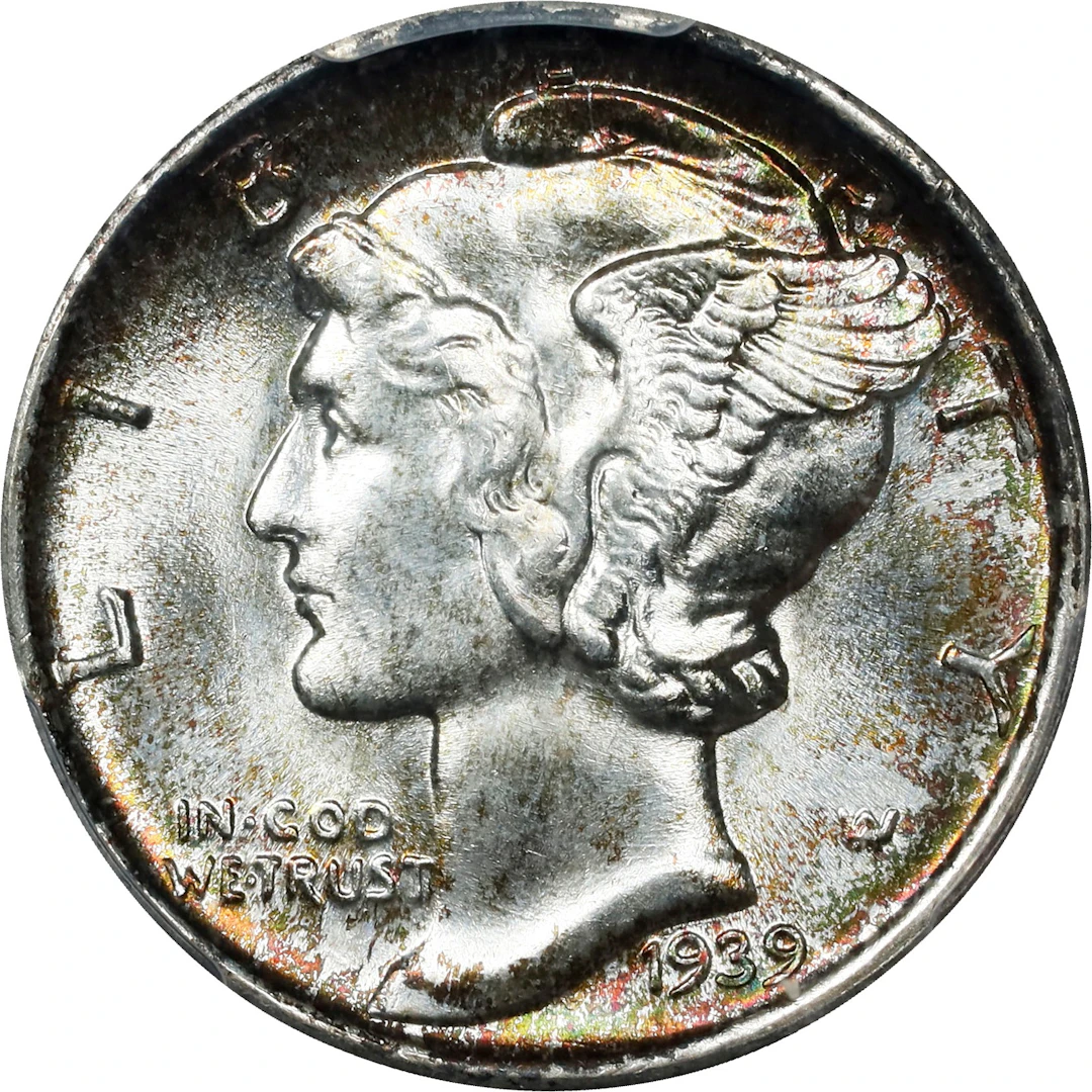 1939-S Mercury Dime. MS-67+ (PCGS). CAC.