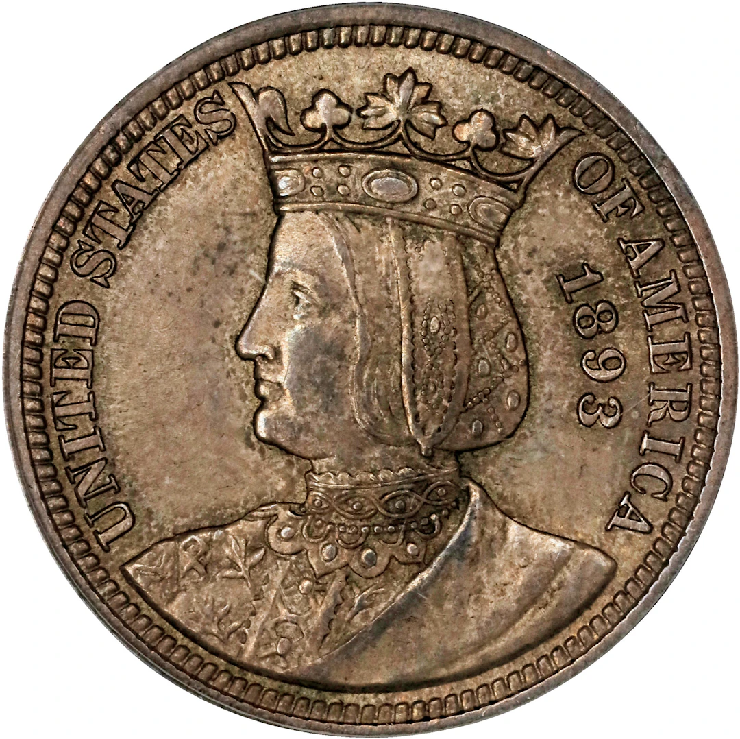 1893 Isabella Quarter. MS-62 (PCGS). OGH Generation 3.1.